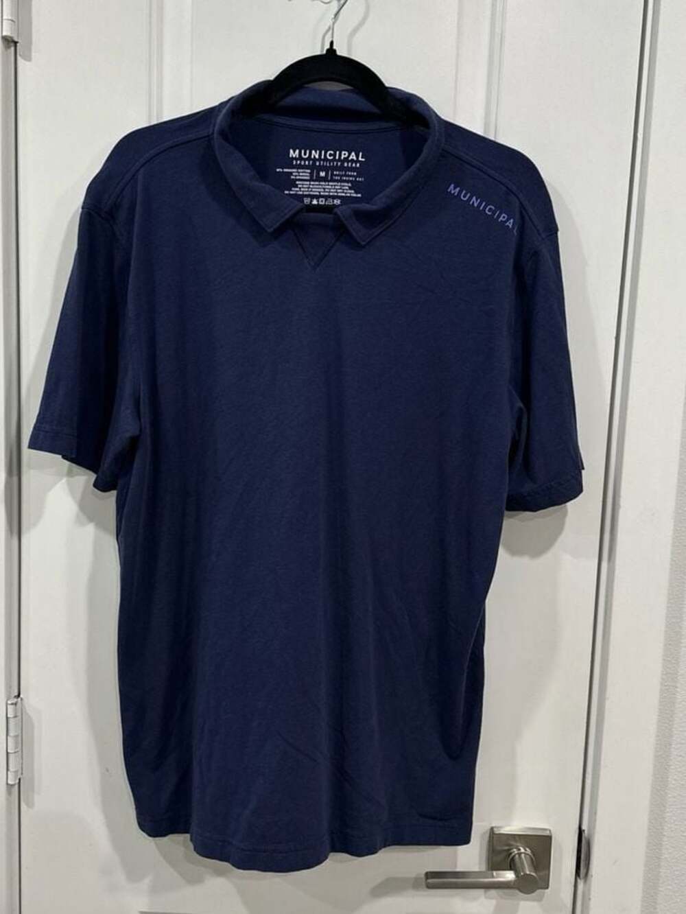 Municipal Super-Soft Navy Blue Sport Utility Polo Shirt